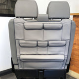 VW T6, T6.1 Transporter Double Seat Leatherette Back Seat Organiser