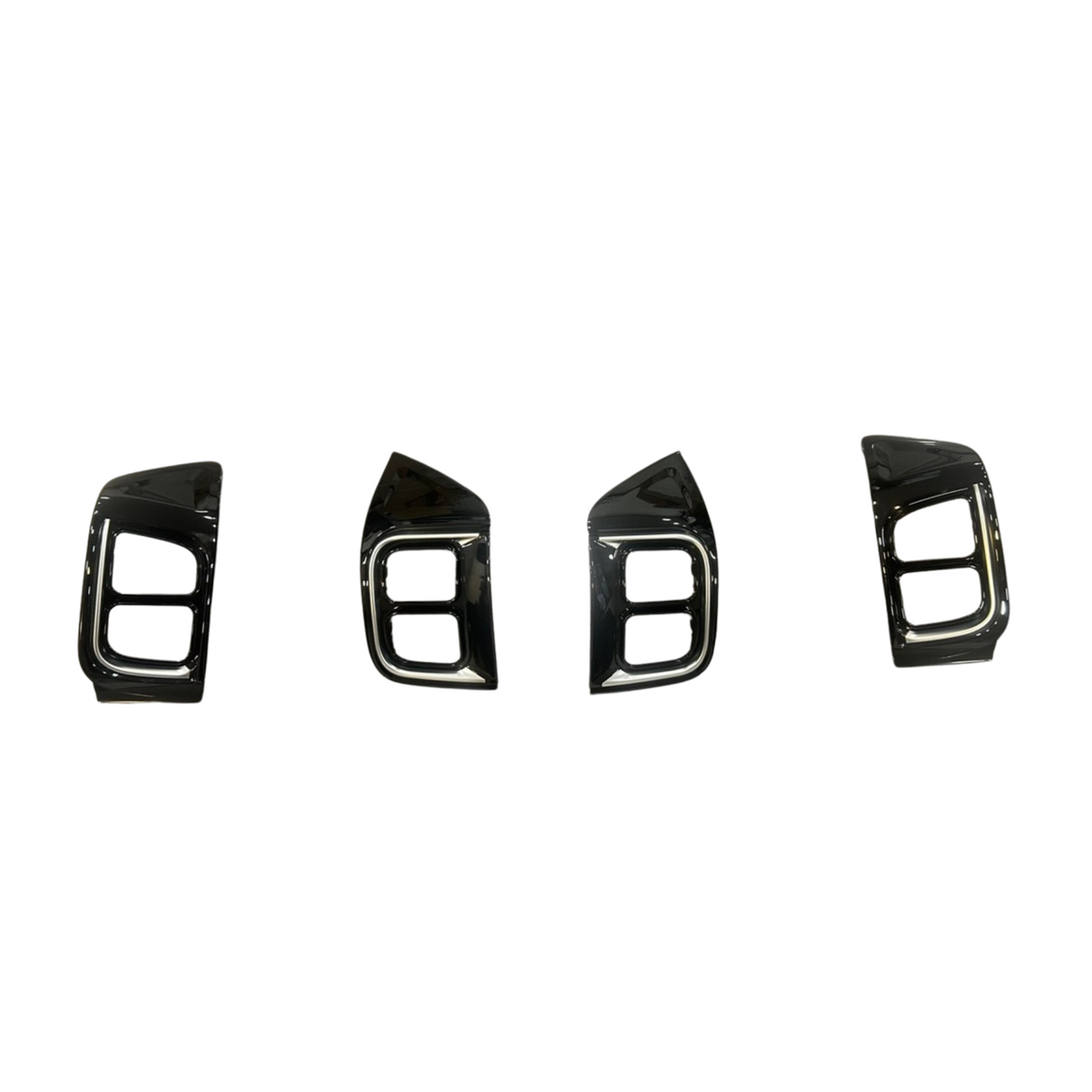 For Fiat Ducato Air Vent Trim Set – Gloss Black Dashboard Upgrade for New Models