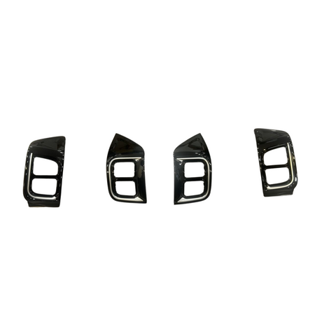 For Fiat Ducato Air Vent Trim Set – Gloss Black Dashboard Upgrade for New Models