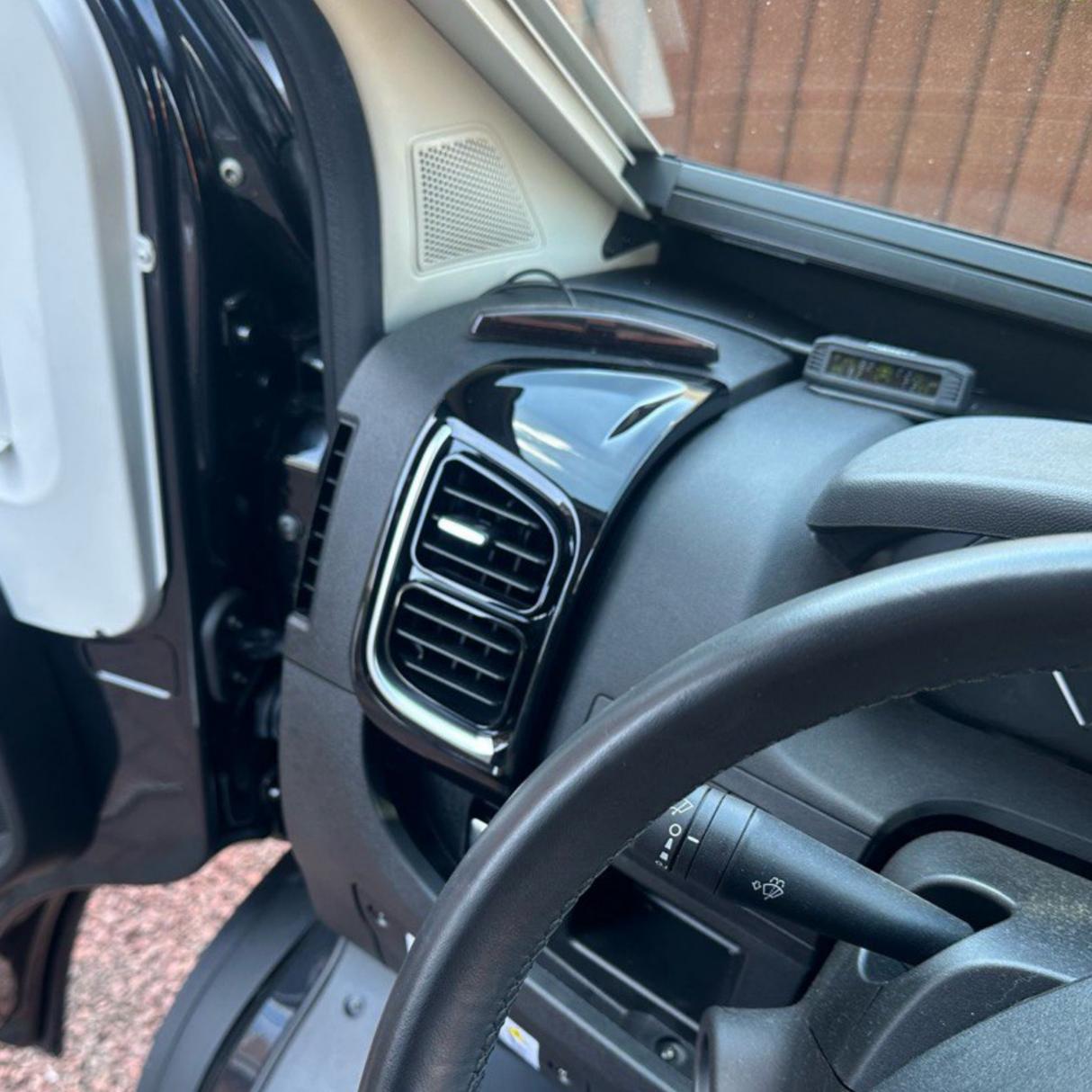 For Fiat Ducato Air Vent Trim Set – Gloss Black Dashboard Upgrade for New Models
