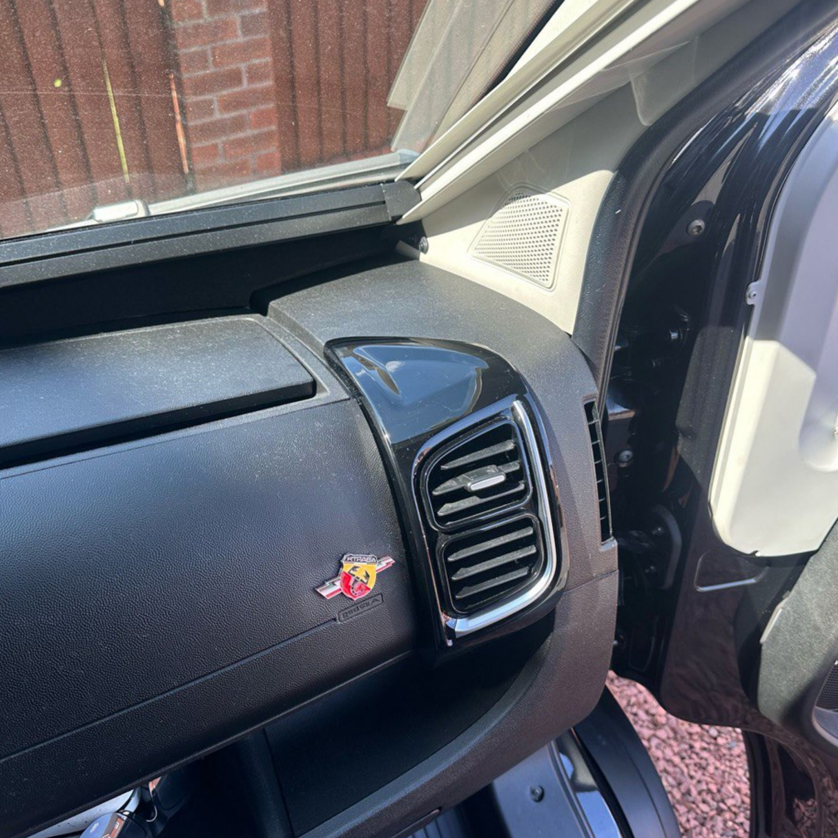 For Fiat Ducato Air Vent Trim Set – Gloss Black Dashboard Upgrade for New Models