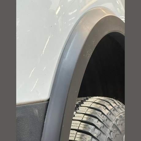 For VW New Crafter / MAN TGE Wheel Arch Trims - Textured Black 4 Piece Styling Kit | Van-X