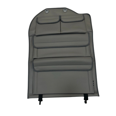 New Crafter Left Side Single/Captains Seat Leatherette Back Seat Organiser Storage - Dark Grey