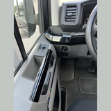 For MAN TGE LHD Lower Dash Styling Trims - Gloss Black (Set of 6) | Van-X