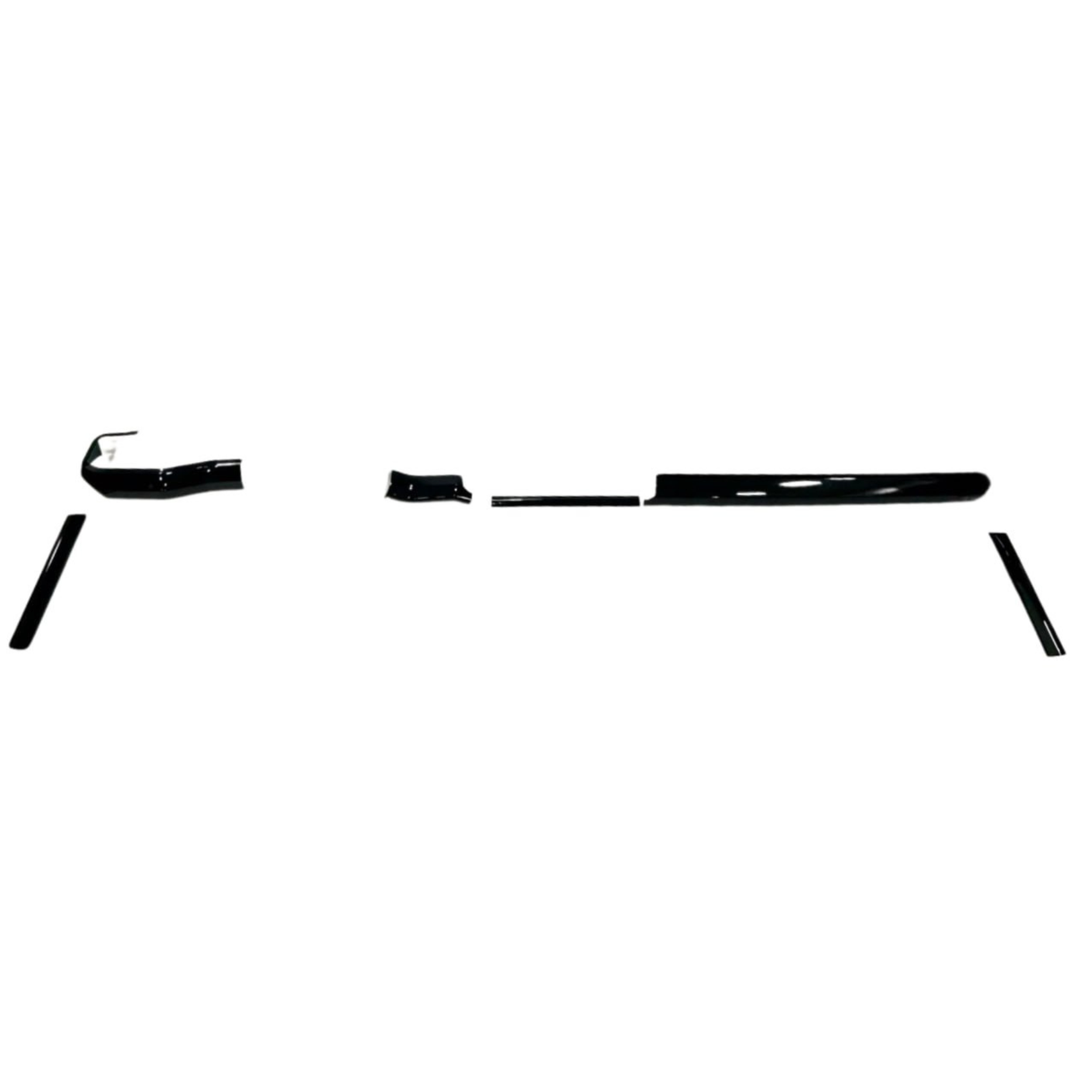For MAN TGE LHD Lower Dash Styling Trims - Gloss Black (Set of 6) | Van-X
