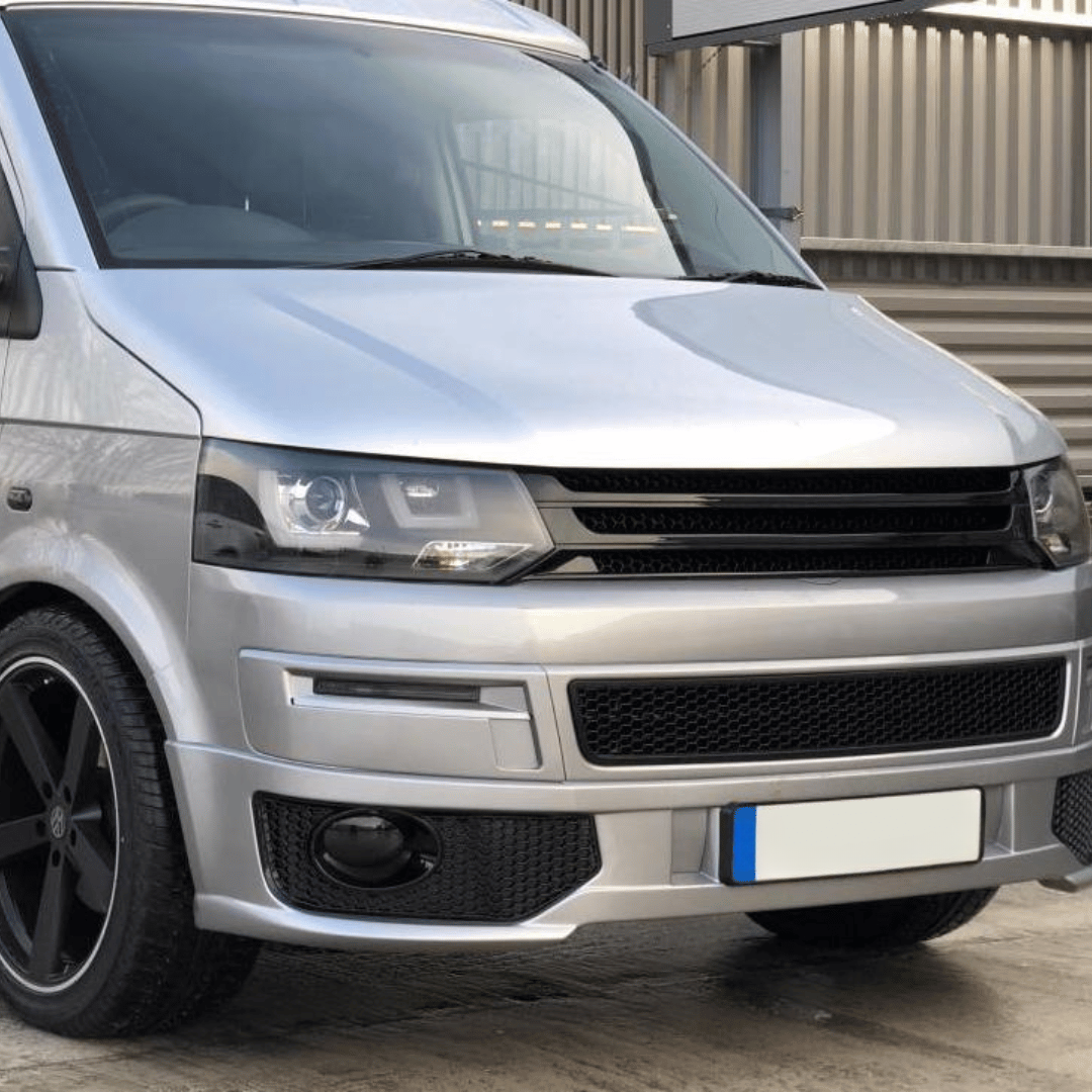 VWT5.1HoneycombSportlinevoorspoilermistlampversieringen(glanzendzwart)