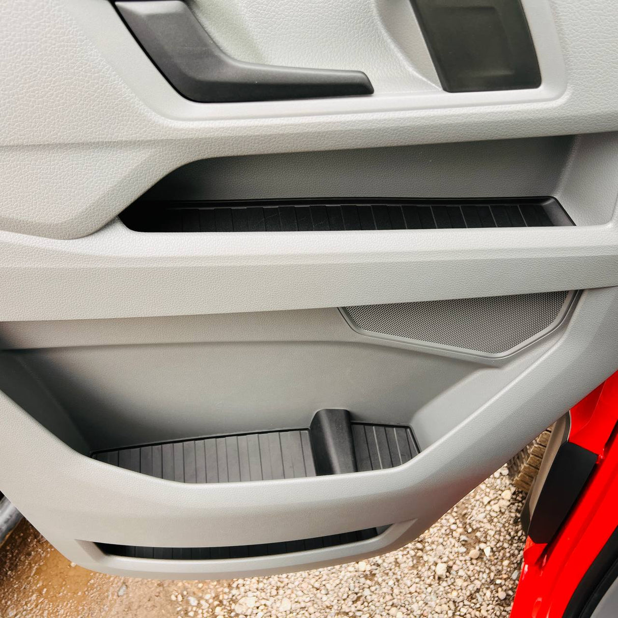For VW Crafter / MAN TGE New Shape Interior Bundle Rubber Mats - Black | Van-X