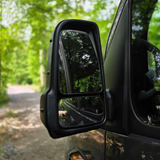 For Mercedes Sprinter 907 Wing Mirror Cap Covers Without Indicator – Hammerite (Set of 2) – Replacement Mirror Covers for Sprinter Vans