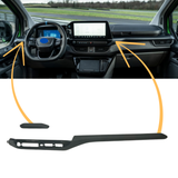 For New Transit Custom Lower Dash Trims - Matte Black | Van-X