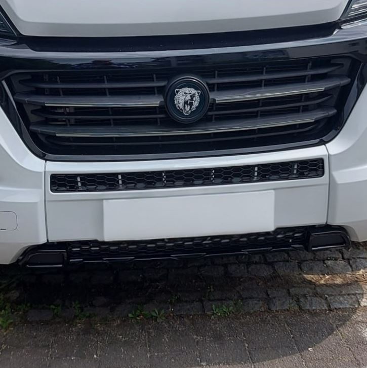 For Opel Movano Front Honeycomb Bumper Grille Bundle 2pcs - Gloss Black | Van-X