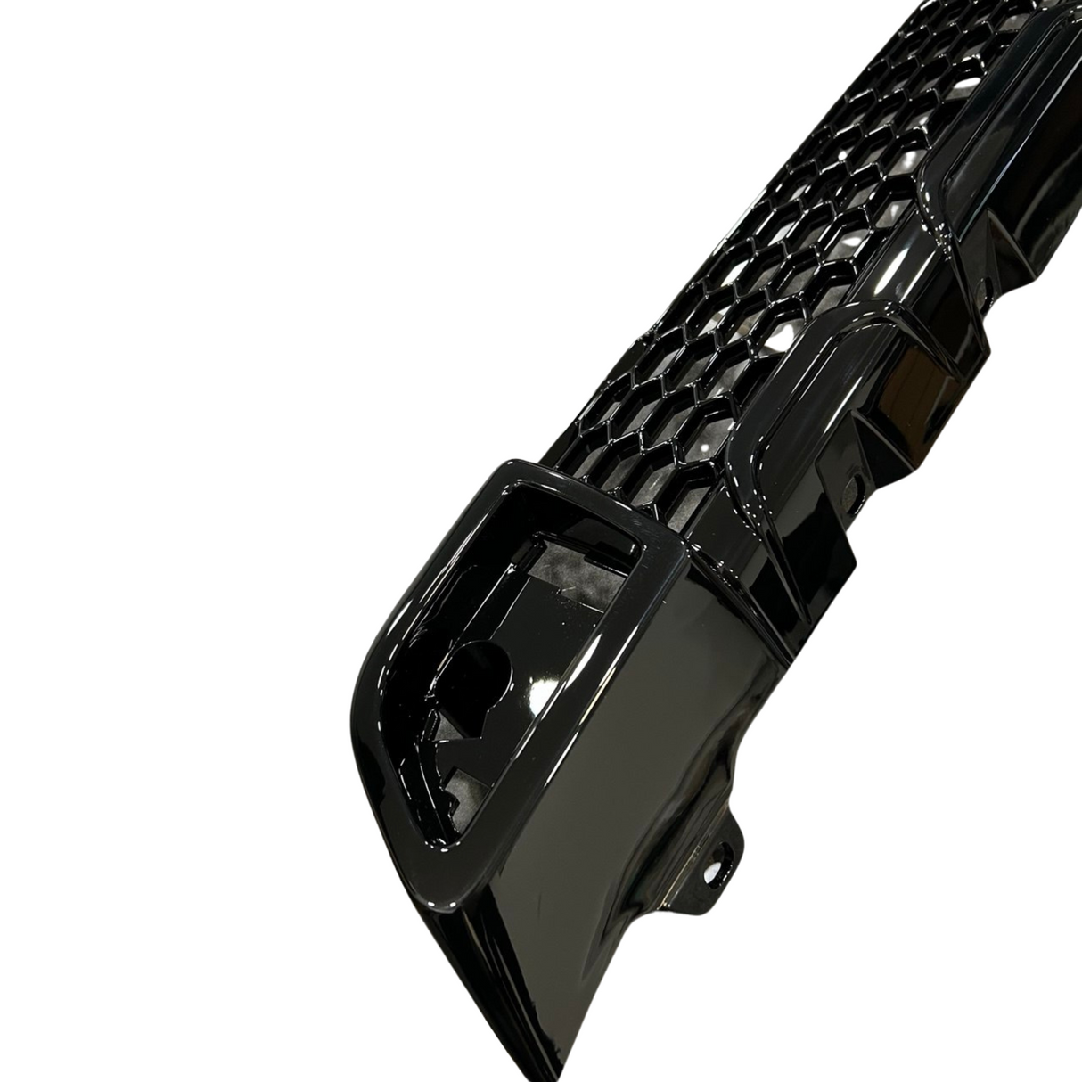 Parrilla de parachoques inferior de panal para Opel Movano - Negro brillante