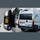 Per Fiat Ducato gruppo luci posteriori full LED, fanale posteriore, gruppo ottico posteriore, luce fumé di ricambio, Van-X, NUOVO