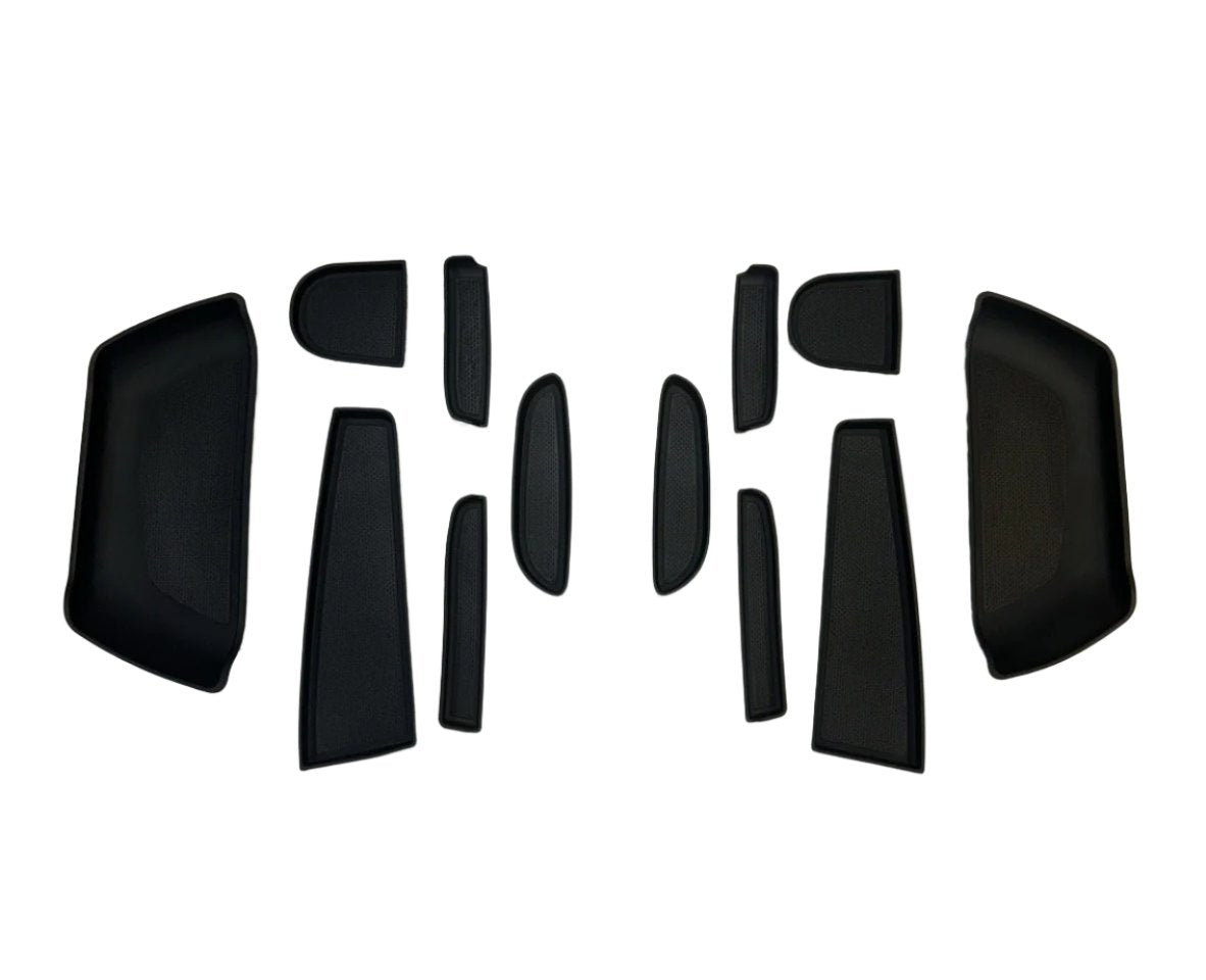 For Fiat Ducato RAM ProMaster Interior Bundle Rubber Mats- Black | Van-X
