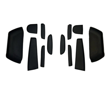 For Fiat Ducato RAM ProMaster Interior Bundle Rubber Mats- Black | Van-X