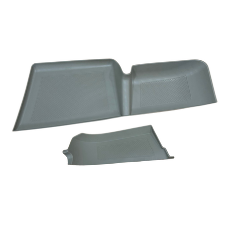 Fiat Ducato Lower Dashboard Rubber Inserts/Mats Light Grey LHD