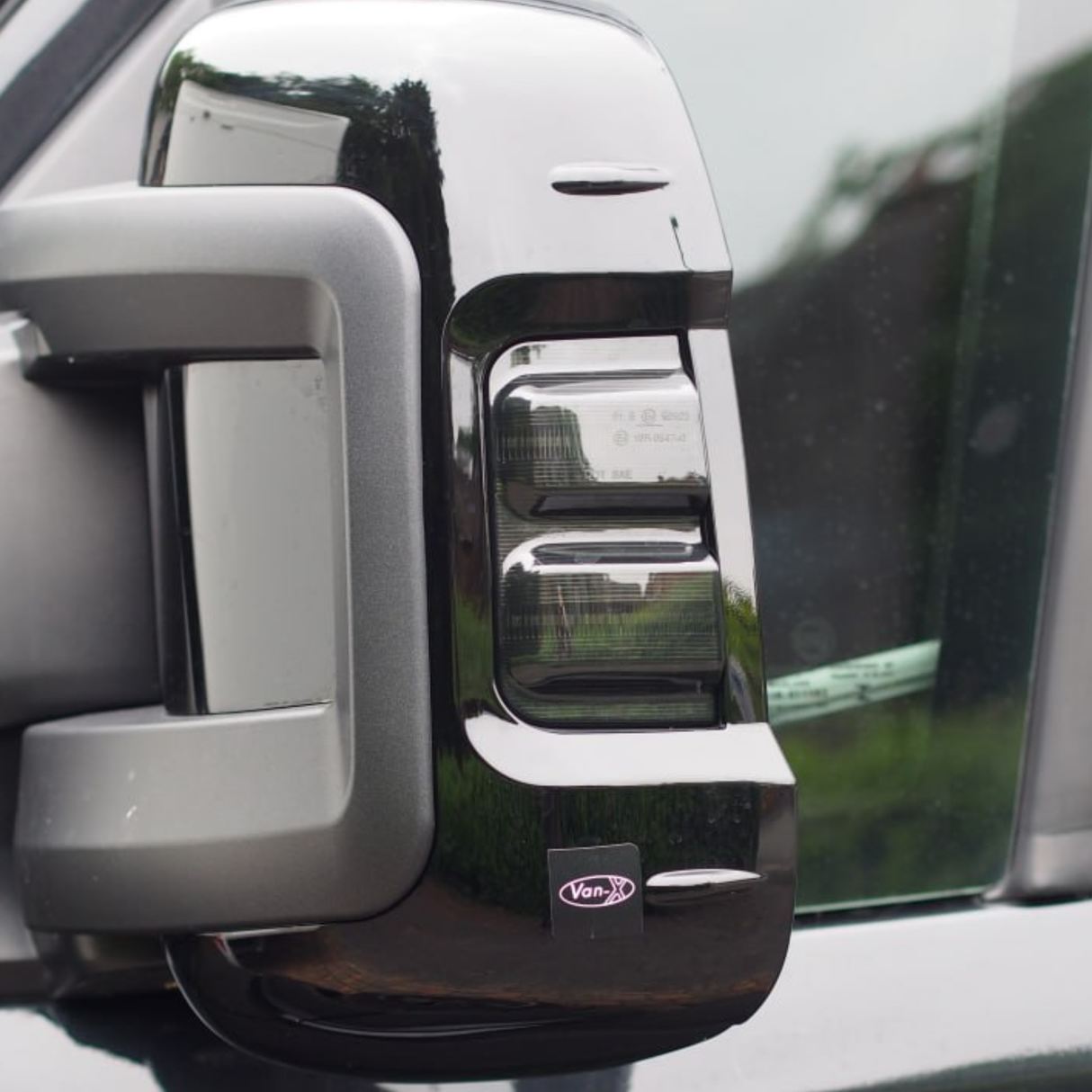 For Fiat Ducato/Ram ProMaster (2007-2024) Wing Mirror Cap/Covers (Set of 2) - Black | Van-X