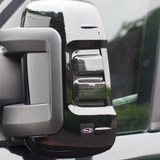 For Fiat Ducato/Ram ProMaster (2007-2024) Wing Mirror Cap/Covers (Set of 2) - Black | Van-X
