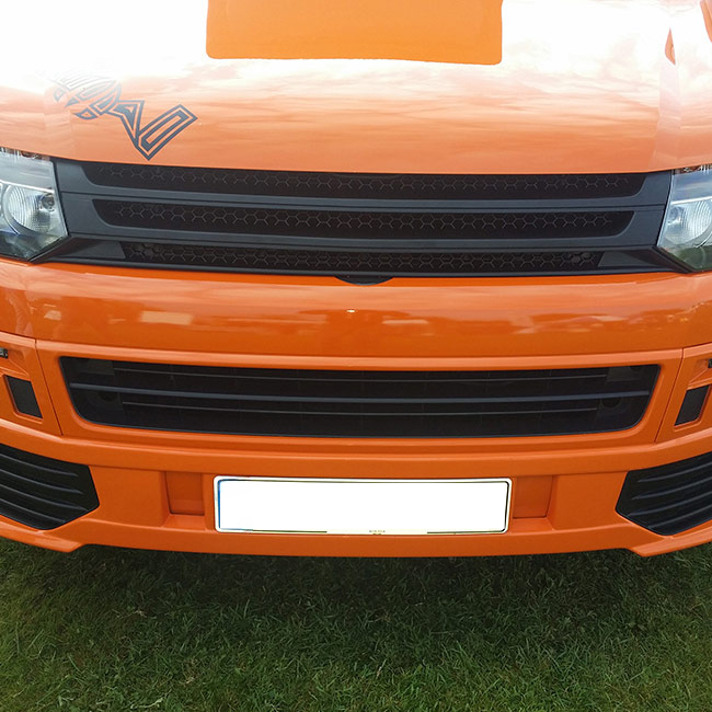 VW T5.1 Front Badgeless Grille (Matte) – VAN-X GmbH