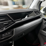 For VW T6.1 Transporter Dashboard Upgrade Van-X – Premium 4-Piece Gloss Black Lower Dash Trim & Door Card Set