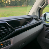 For VW T6.1 Glove Box Magnetic Lid Cover – Gloss Black Finish for Volkswagen Transporter Vans, Campervans