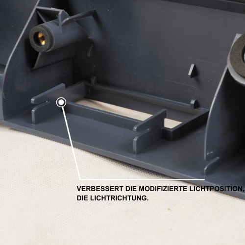 VW T5, T5.1 Barn Door Rear Number Plate Unit Modified Version – Primer