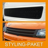 VW T5.1 Transporter Van Front Styling Matte Package (2pcs)