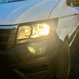 MAN TGE Headlight Guards- Gloss Black