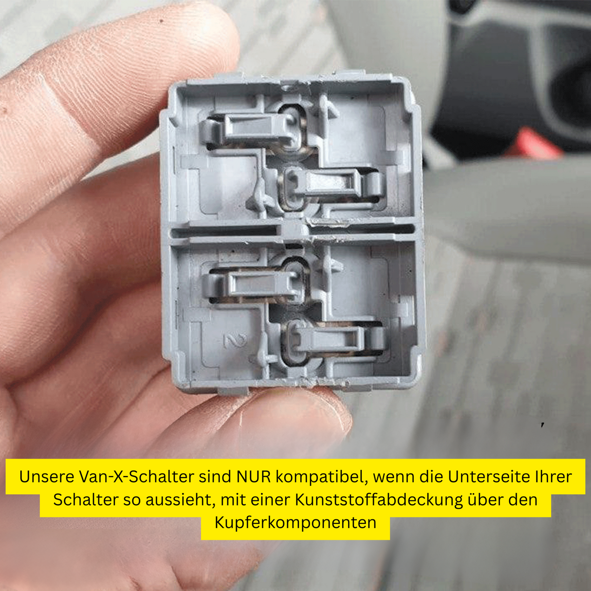 For VW T5.1 Electric Window Switch Caps