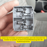 For VW T5.1 Electric Window Switch Caps