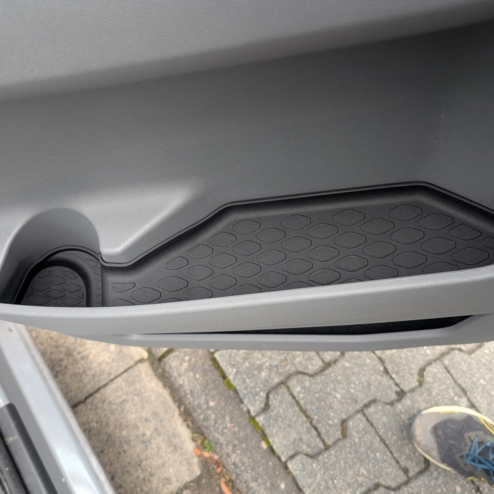 For New Transit Custom Rubber Door Liner Pocket Inserts