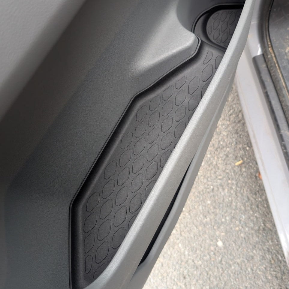 For New Transit Custom Rubber Door Liner Pocket Inserts