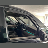 Para los deflectores de viento tintados en canal de la VW T7 Transporter Multivan Caravelle – Van-X