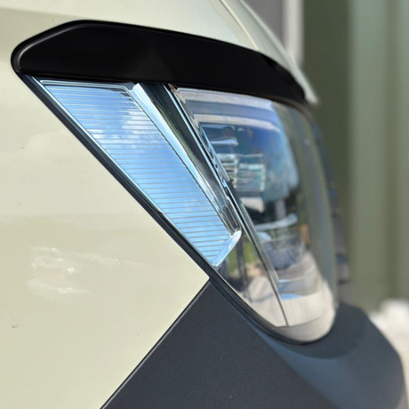 For New VW Crafter Headlight Eyebrow Trim – Gloss Black - Van Styling Accessory by Van-X