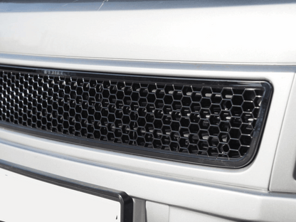 VW T5 .1 Honeycomb Sportline Front Spoiler Foglight Trims (Gloss Black)