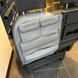 New Crafter Left Side Single/Captains Seat Leatherette Back Seat Organiser Storage - Dark Grey