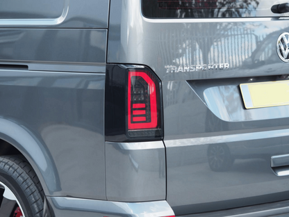 VW T6 Smoked Tailgate Rear Lights Sequential Indicator LED