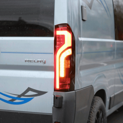 Fiat Ducato full LED Rear Lights Cluster, Tailight, Rear Light Unit, Replacement Smoked Light, Van-X, NEW