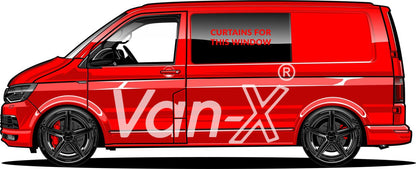 VW Caddy Van Conversion Premium Tendine Van-X - Nero/Blu