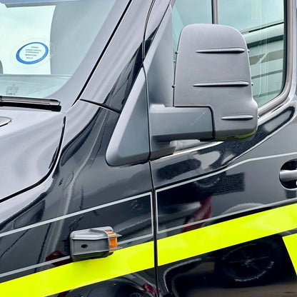 Mercedes Sprinter Nieuwe Vorm Spiegelkappen - Zonder Richtingsaanwijzer (Set van 2) - Hammerite