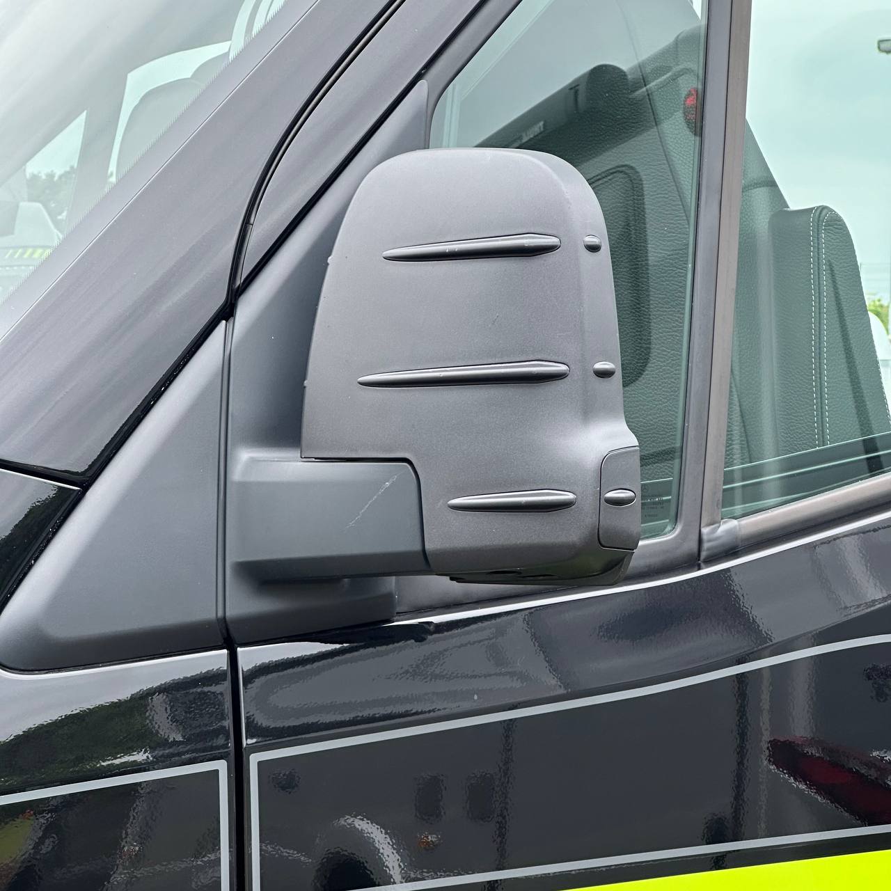 Mercedes Sprinter Nieuwe Vorm Spiegelkappen - Zonder Richtingsaanwijzer (Set van 2) - Hammerite