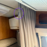 For Motorhome Cab Divider Curtain Kit 188cm Drop – Motorhome Privacy Curtain | Van-X