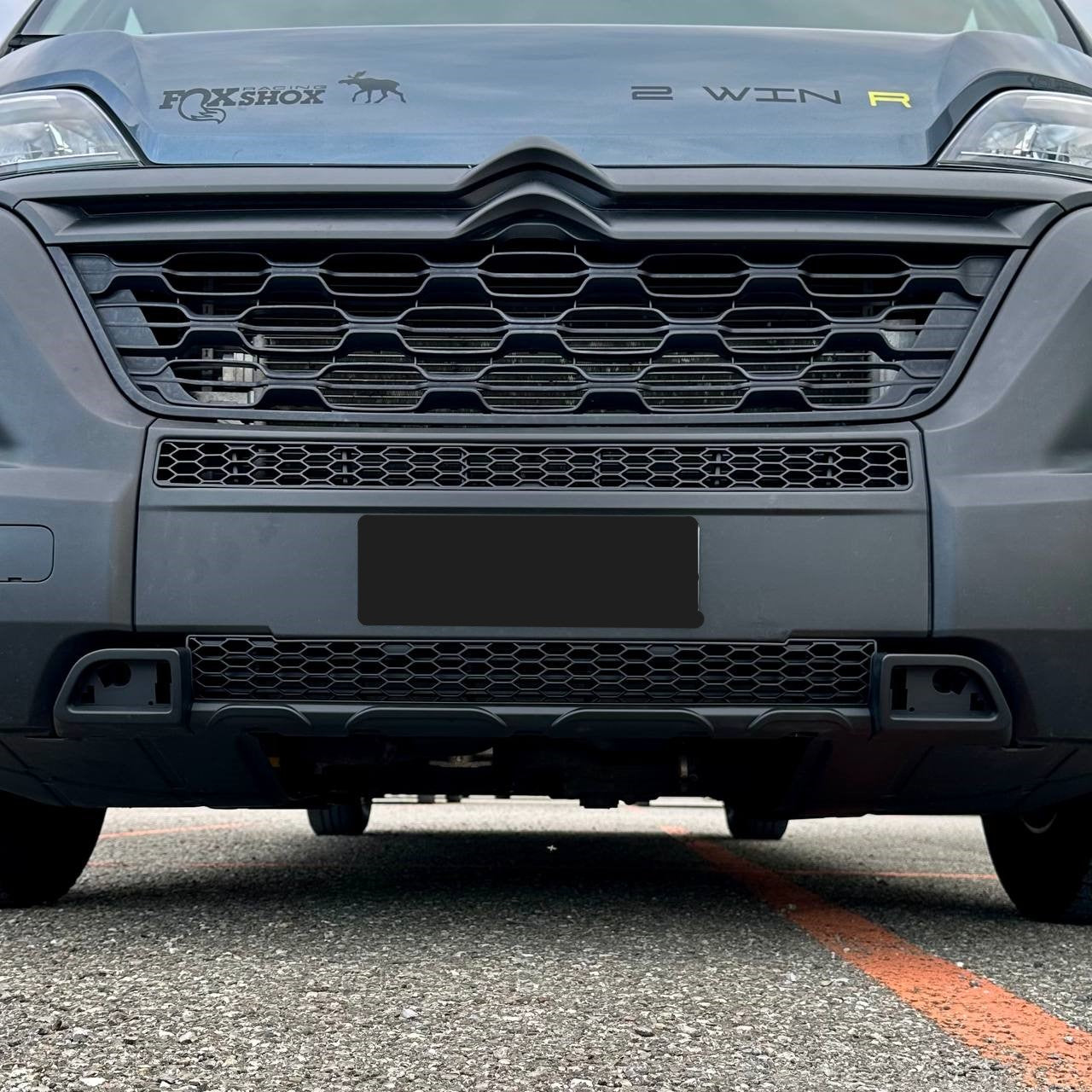 Citroen Relay Lower Bumper Honeycomb Grille - Matte Black