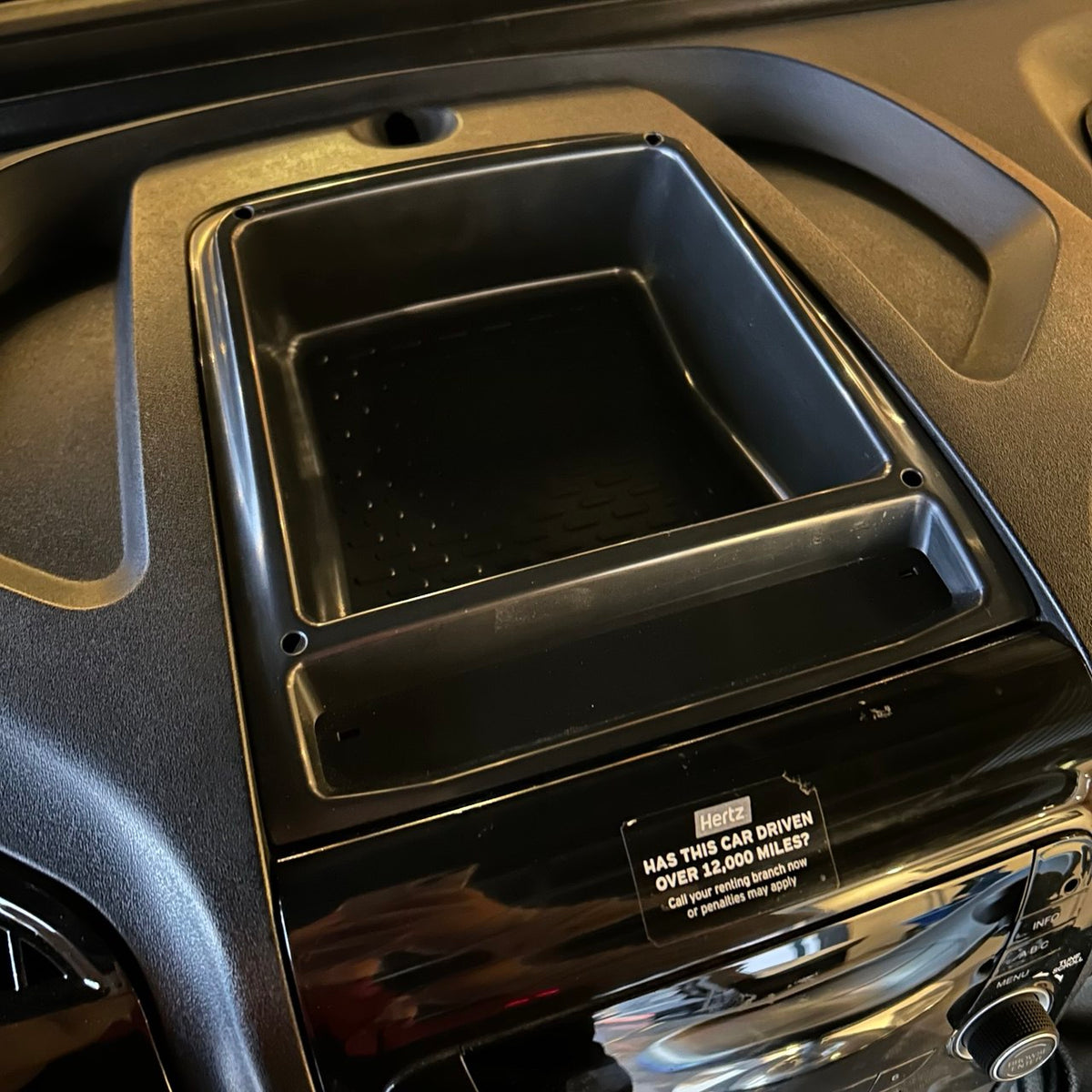 For Fiat Ducato / RAM Promaster Top Dash Tray with Rubber Mat Insert ...