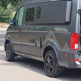 For VW New Crafter / MAN TGE Wheel Arch Trims - Grey Primer 4 Piece Styling Kit | Van-X