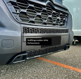 Citroen Relay Bumper Honingraat zonder Parkeersensoren - Glanzend Zwart