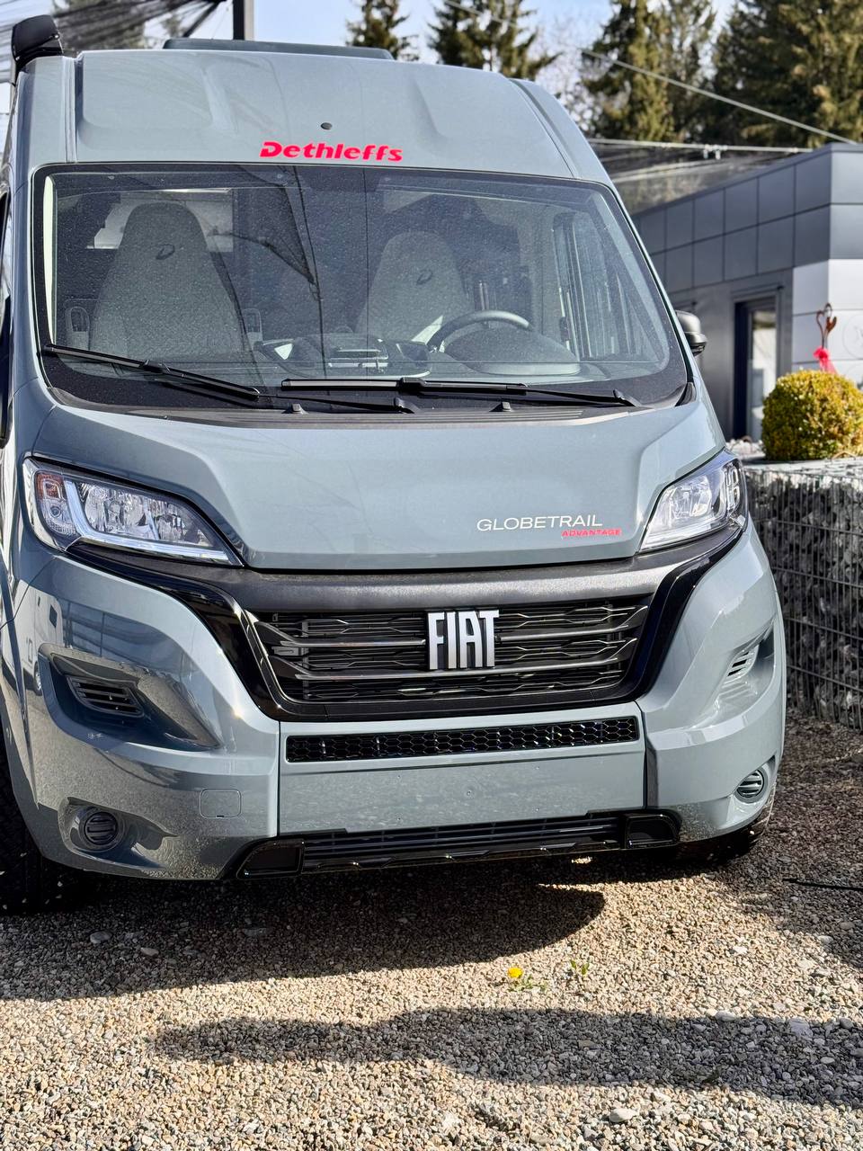 Pare-chocs de Peugeot Boxer en nid d'abeille sans capteurs de stationnement - Noir brillant