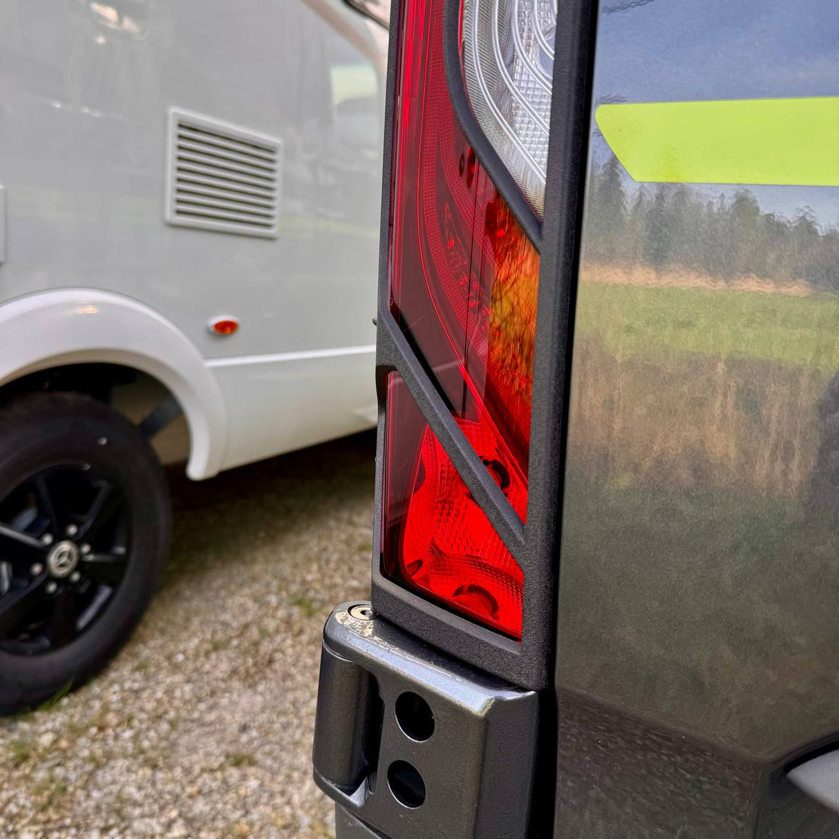 For Mercedes-Benz Sprinter 907 Rear Light Guards | Tail Light Protectors for Sprinter Vans – Van-X
