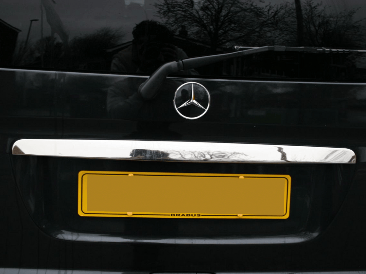 Tailgate Number Plate Trim For Mercedes Vito (Ideal Gift)