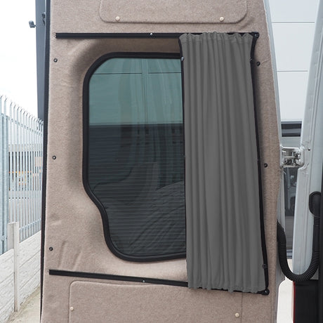 VW Crafter Premium 1 x Barndoor Window Curtains Van-X