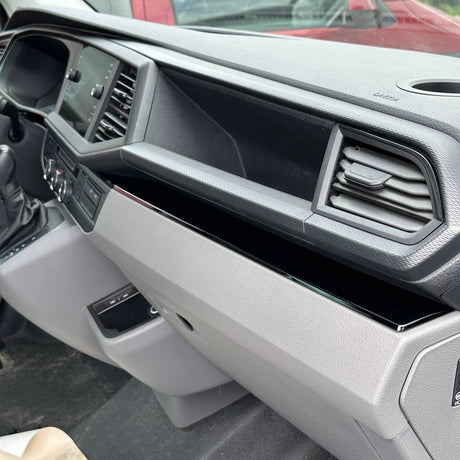 Voor VW T6.1 Transporter Dashboard Upgrade – 4-delige Gloss Lower Dash Trim Set